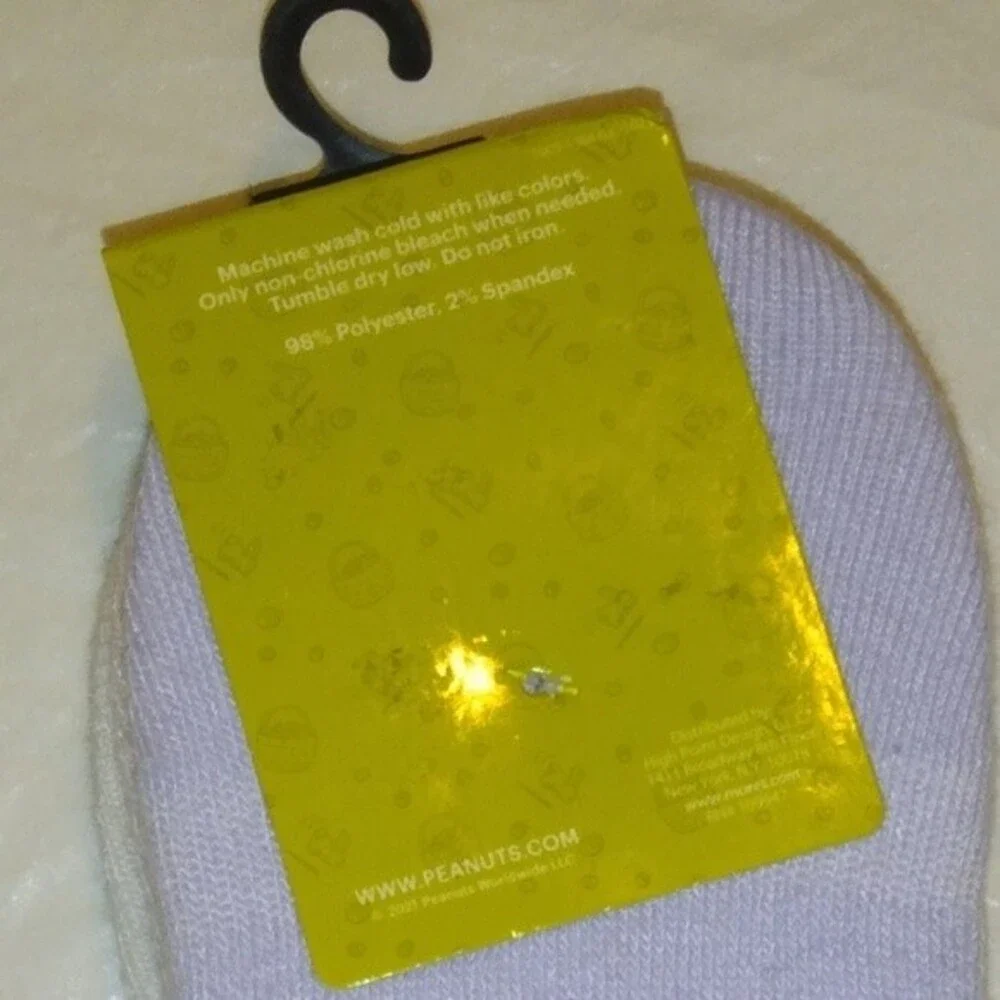 Peanuts 5 pairs of Easter Print Liner socks NWT